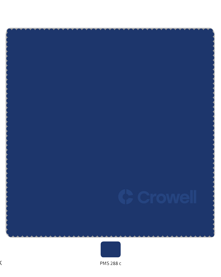 6" x 6" Ultra Opper Fiber® Cleaning Cloth in Vinyl Pouch