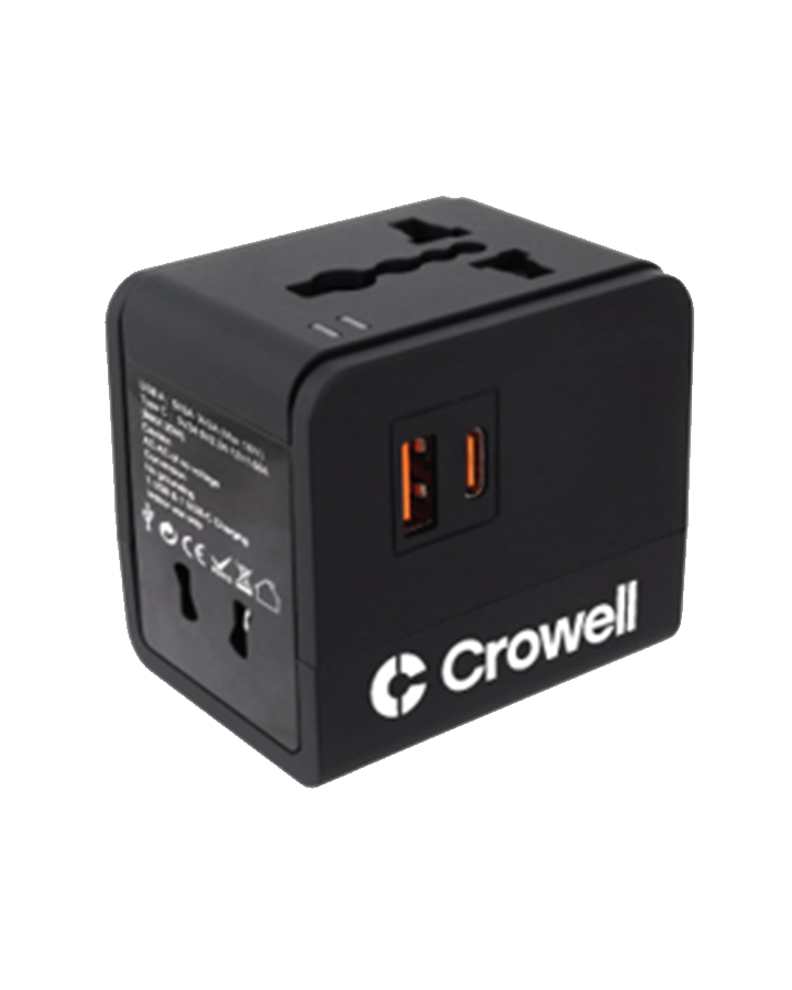 20W UNIVERSAL TRAVEL ADAPTER WITH TYPE-C