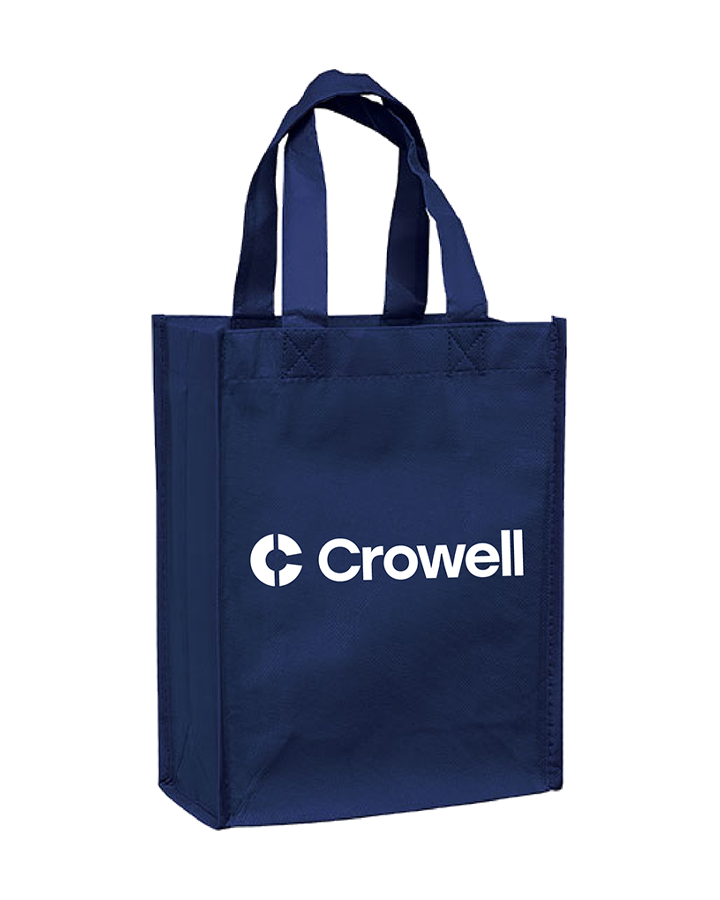 Small Laminated Shopper Tote